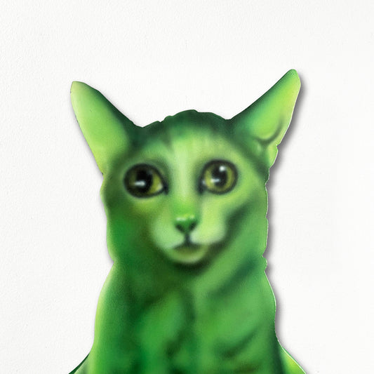 Alien Cat Painting