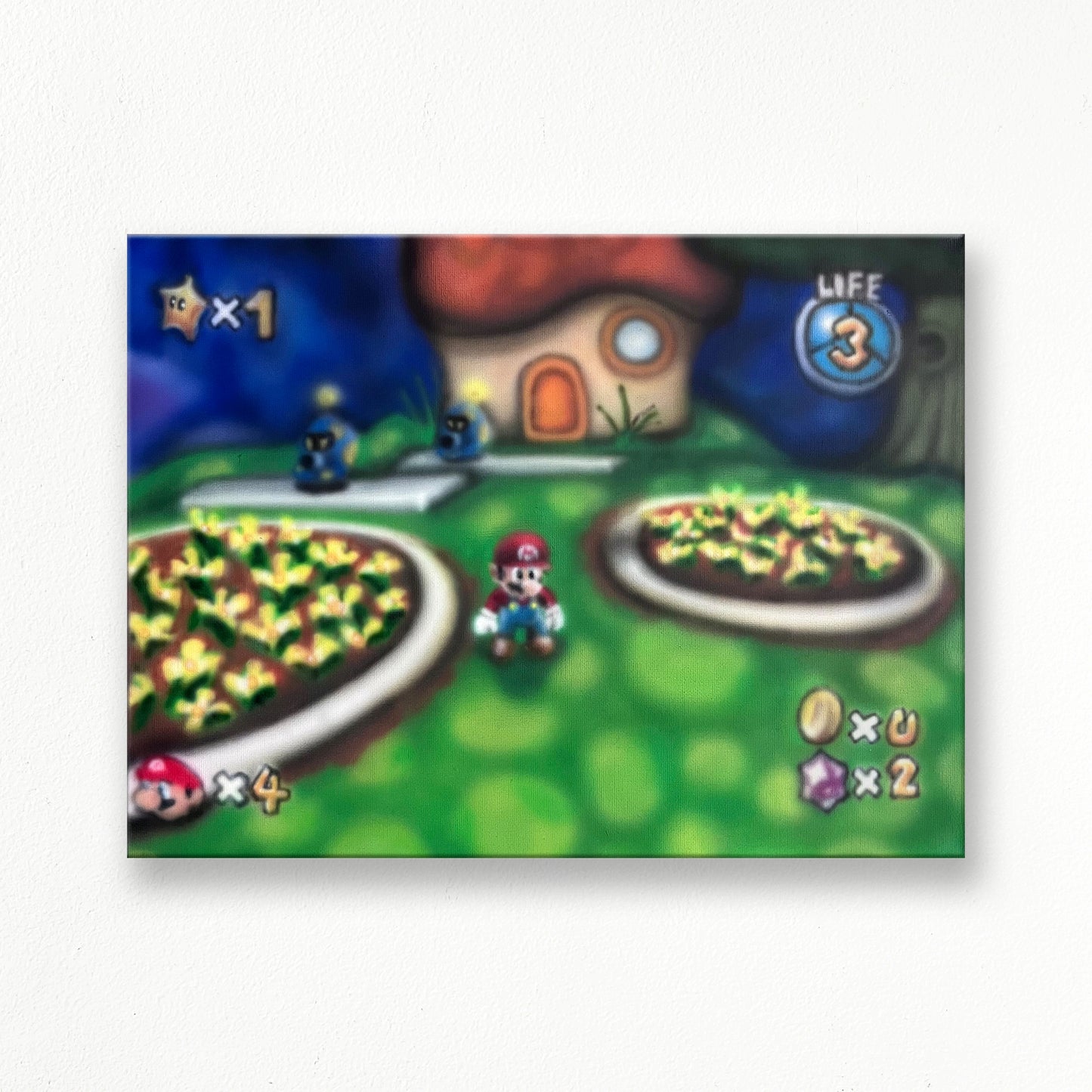 "Mario Galaxy" Painting