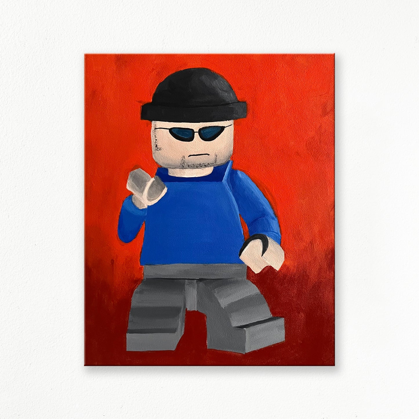 "Penguin Goon" Painting