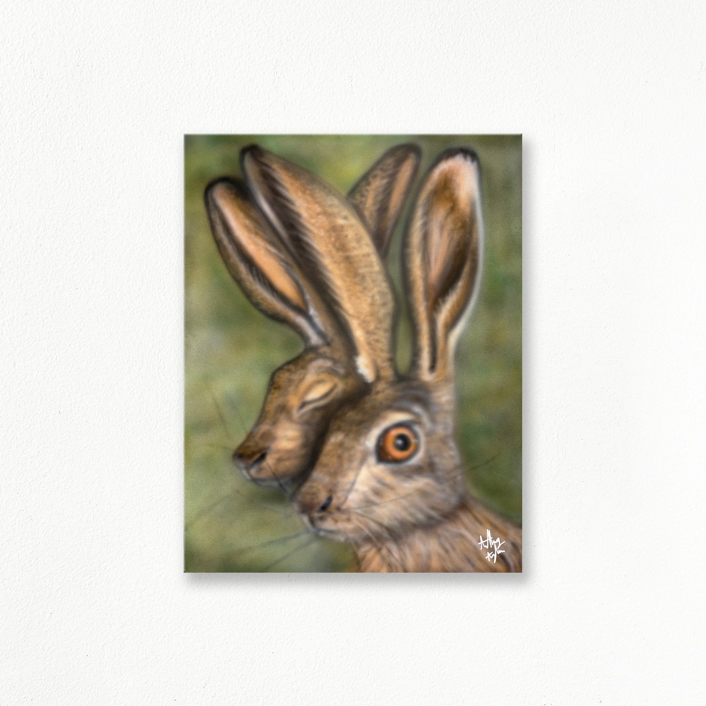 "Hare V" Painting