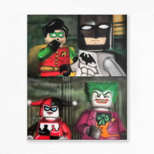"Lego Batman" Painting