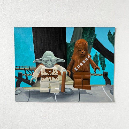 "Yoda & Chewy" Painting