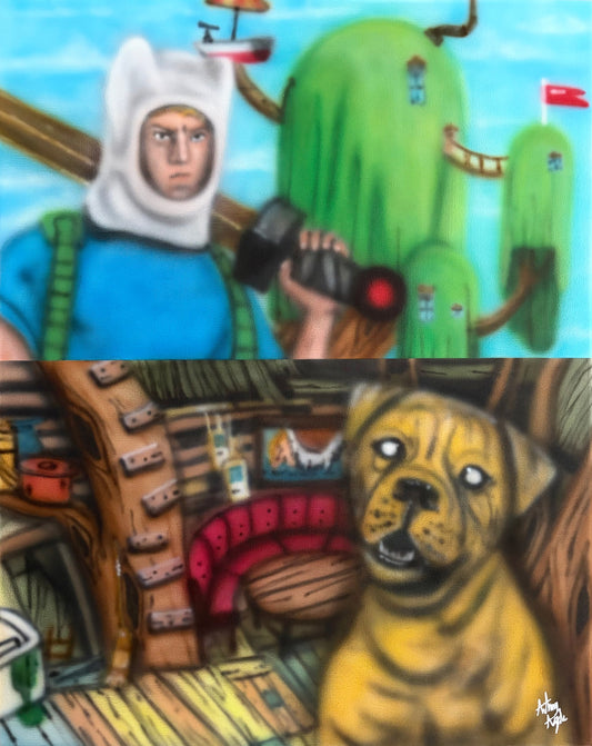 "Adventure Time" Painting