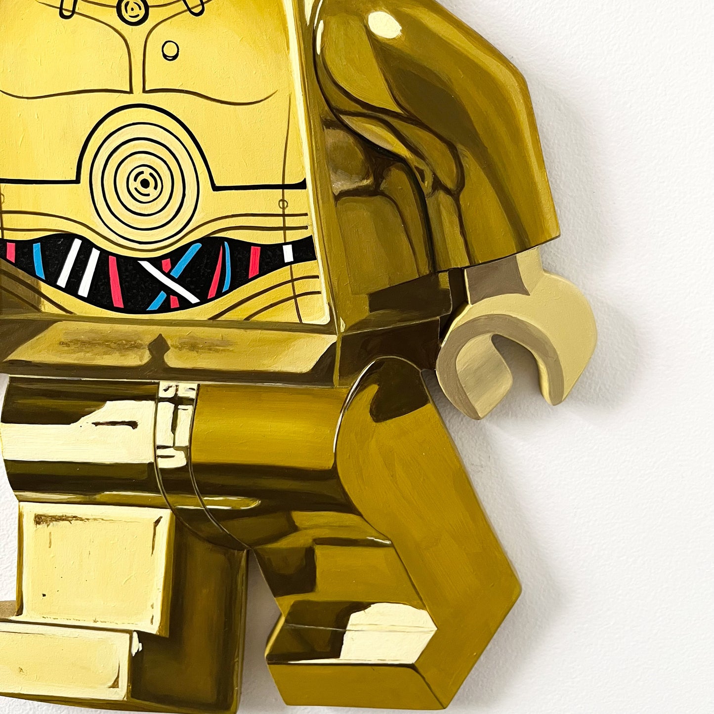 Lego C-3PO Painting