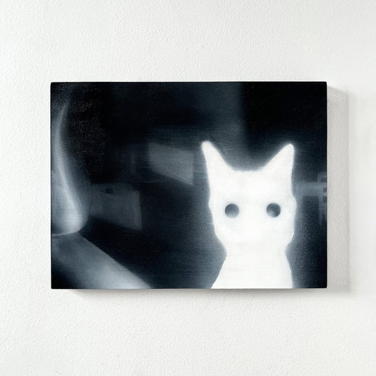"Cat on Ring Camera" Print