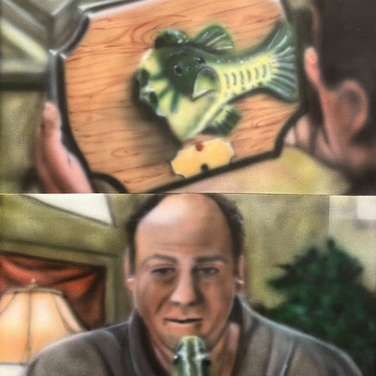"Christmas Mourning" Painting