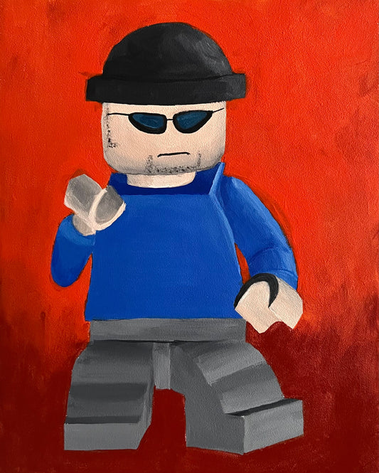 "Penguin Goon" Painting