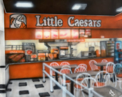 "Little Caesars" Painting