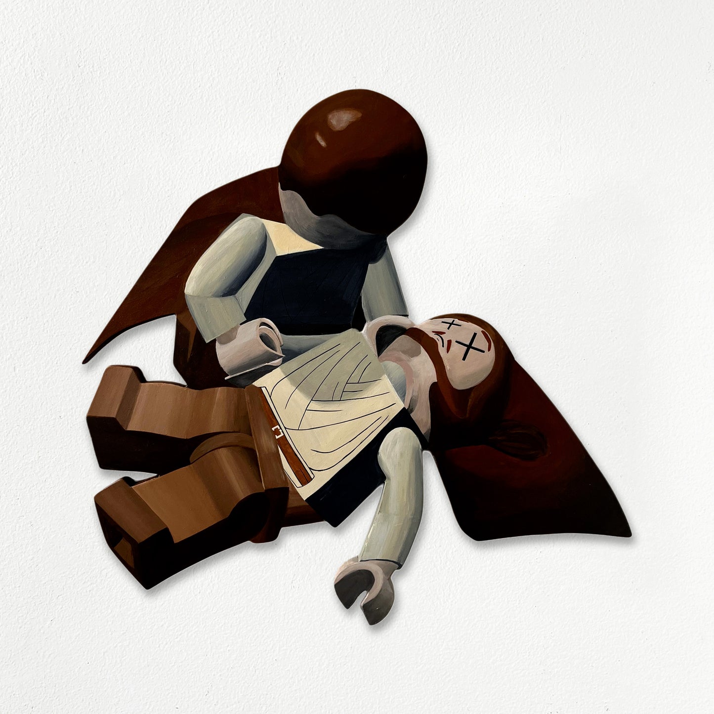 Qui-Gon Death Cutout Print