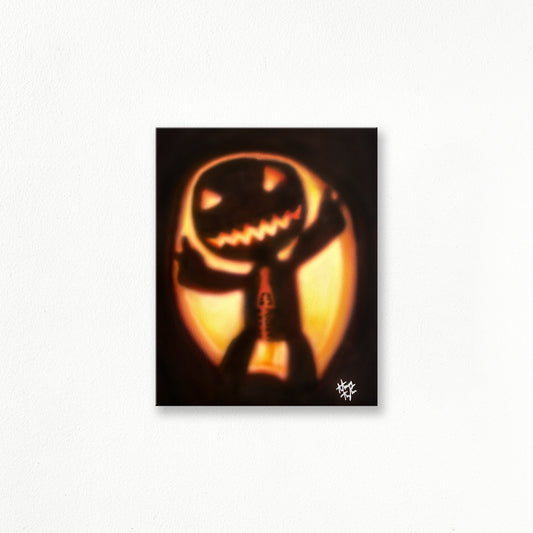"Sackboy Pumpkin" Print