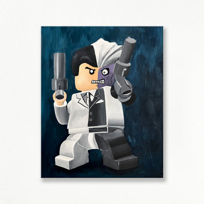 "Two-Face" Painting
