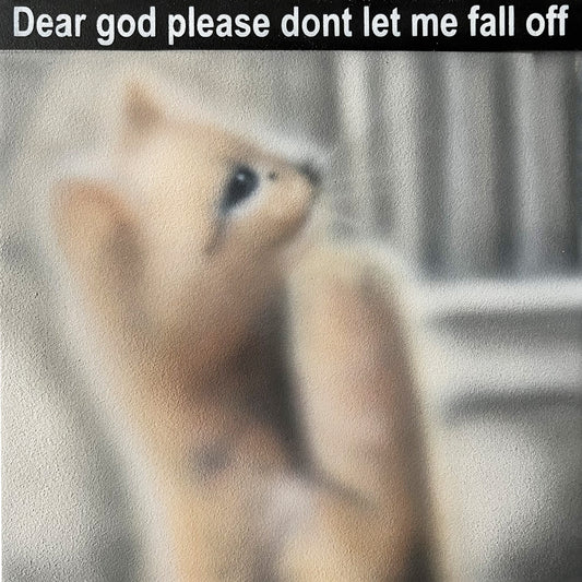 "Praying Cat" Painting