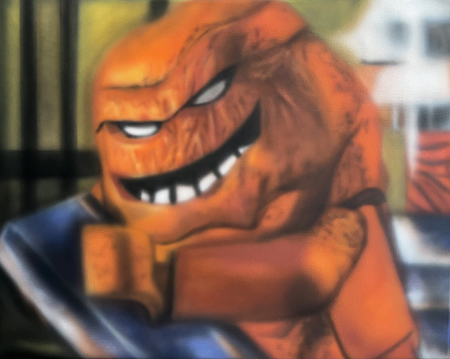 "Lego Clayface" Painting