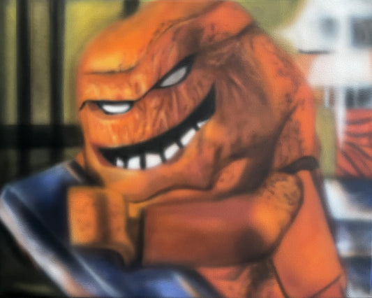 "Lego Clayface" Painting