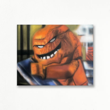 "Lego Clayface" Painting