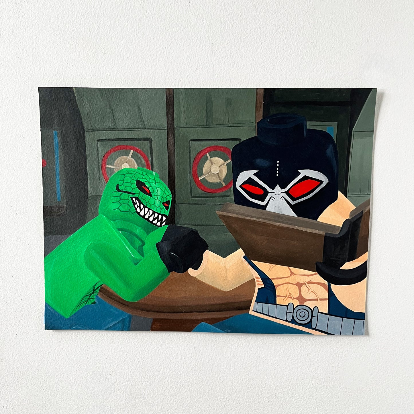 "Bane & Croc Arm Wrestle" Print