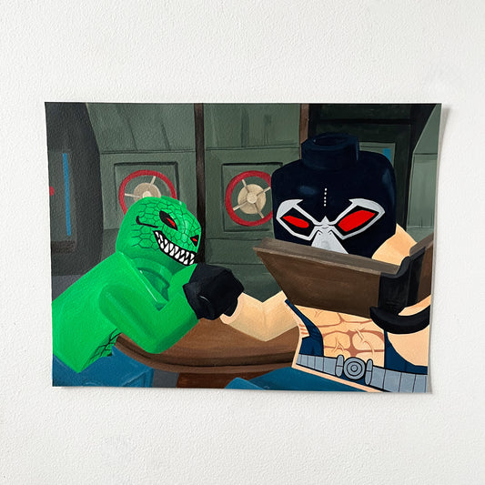 "Bane & Croc Arm Wrestle" Print