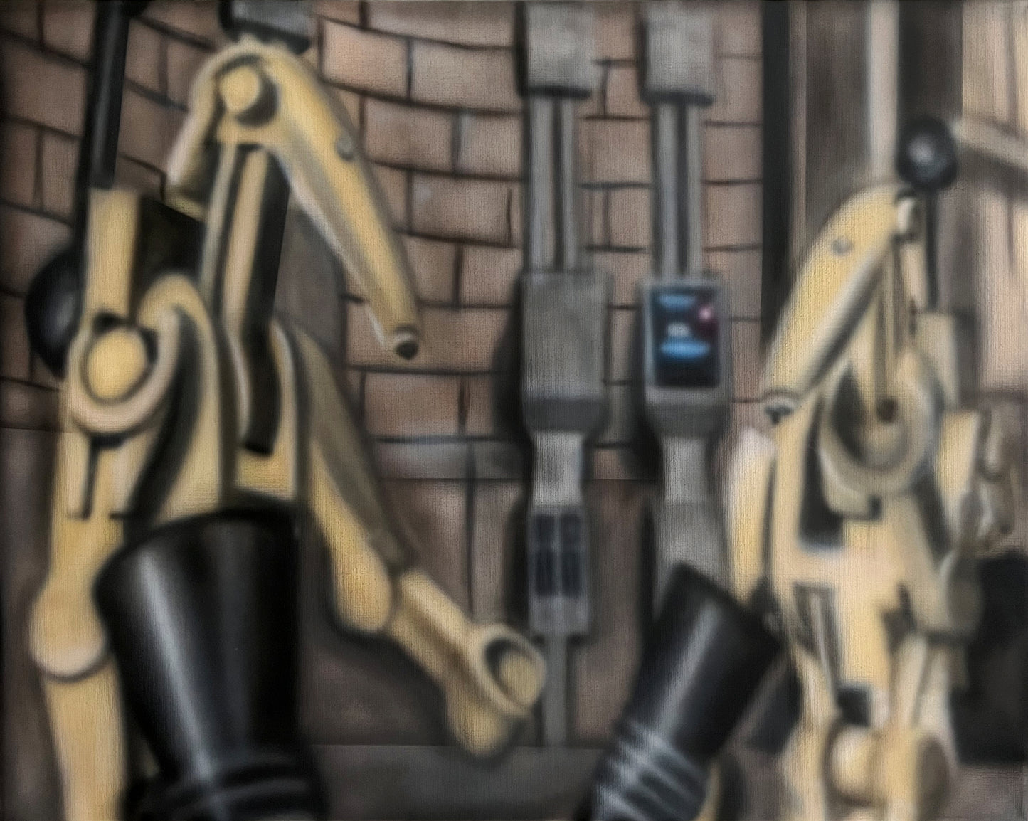 "Lego Droids" Painting