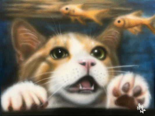 "Window Shopping" Painting