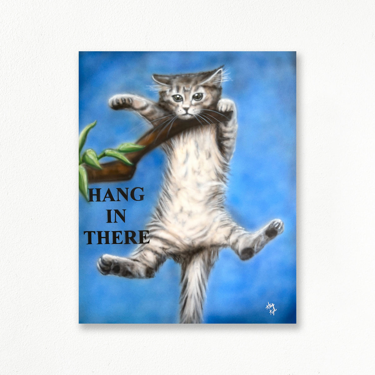 "Hang In There" Painting