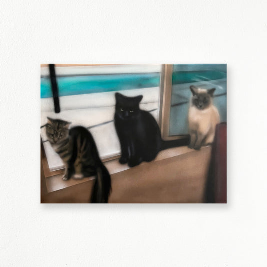 "Cat Trio" Print
