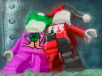 "Joker & Harley" Painting