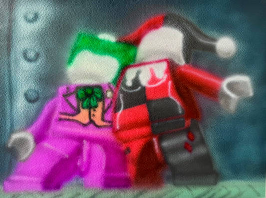 "Joker & Harley" Painting