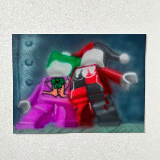 "Joker & Harley" Painting
