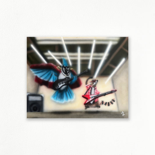 "Mordecai and the Rigbys" Painting