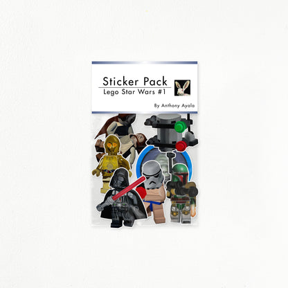 Lego Star Wars Sticker Pack #1