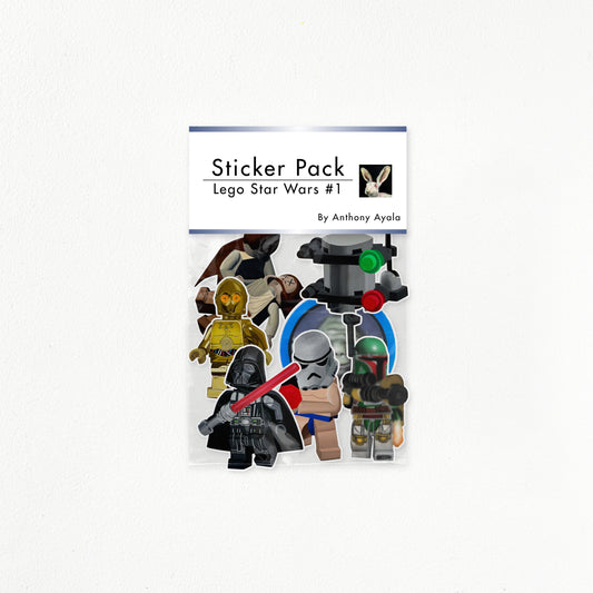 Lego Star Wars Sticker Pack #1