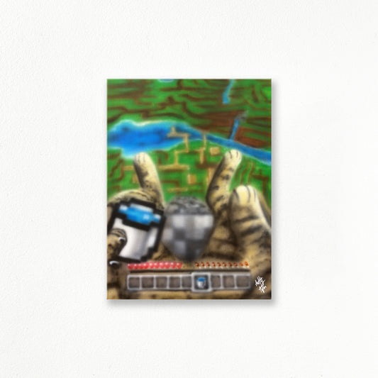 "Water Bucket Clutch" Painting